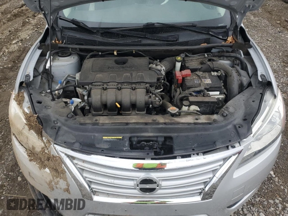 2015 Nissan Sentra SV with VIN 3N1AB7AP1FL672585, listed as a Copart auction lot 49701465 with 116,863 mi miles and Salvage Title. Bid and sale history available at DreamBid. Image 12.