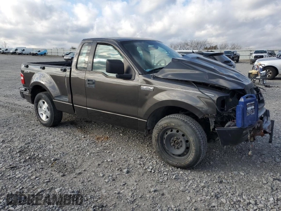2006 Ford F-150 STX with VIN 1FTRF02286KC76752, listed as a Copart auction lot 76233404 with 135,093 mi miles and Salvage Title. Bid and sale history available at carsss.com. Image 4.