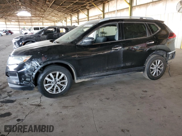 2019 Nissan Rogue SV with VIN 5N1AT2MT6KC703918, listed as a Copart auction lot 46546615 with 165,632 mi miles and Salvage Title. Bid and sale history available at carsss.com. Image 1.