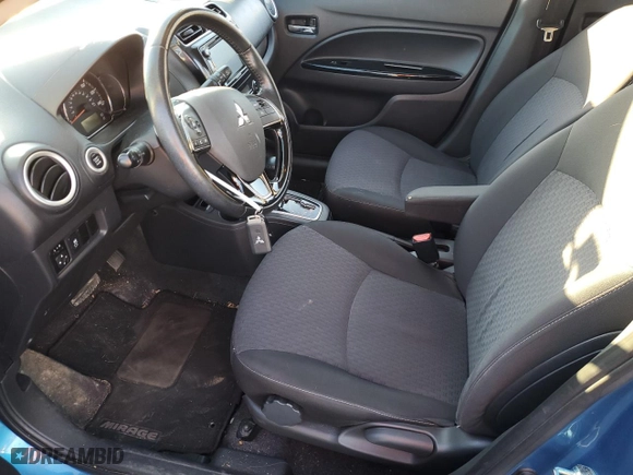 2018 Mitsubishi Mirage SE with VIN ML32A4HJ7JH010749, listed as a Copart auction lot 86216354 with 91,413 mi miles and Salvage Title. Bid and sale history available at carsss.com. Image 7.