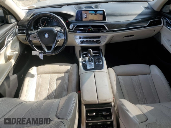 2016 BMW 7 Series 750i with VIN WBA7F0C50GGM20697, listed as a Copart auction lot 78850524 with 126,518 mi miles and Salvage Title. Bid and sale history available at carsss.com. Image 8.