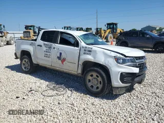 2022 Chevrolet Colorado 2WD Work Truck with VIN 1GCGSBEN5N1266026, listed as a Copart auction lot 52170325 with 91,425 mi miles and Salvage title. Bid and sale history available at DreamBid. Image 4.