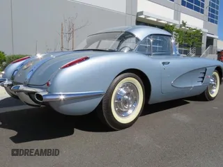 1958 Chevrolet Corvette с VIN J58S108498, выставлен на аукционе Copart как лот 59789795 с пробегом 473 миль миль и Списание • Salvage title. История ставок и продаж доступна на DreamBid. Изображение 3.