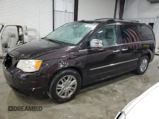 2010 Chrysler Town & Country Limited with VIN 2A4RR7DX2AR322461, listed as a Copart auction lot 44207435 with 266,126 mi miles and Salvage Title. Bid and sale history available at carsss.com. Image 1.