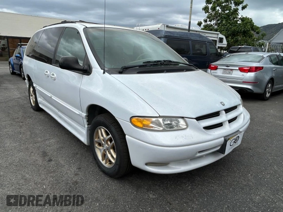 1998 Dodge Caravan LE with VIN 1B4GP54L1WB720025, listed as a Copart auction lot 55103445 with 88,274 mi miles and Clean Title. Bid and sale history available at carsss.com. Image 1.
