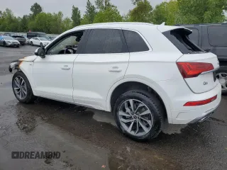 2023 Audi Q5 S line Premium Plus z VIN WA1EAAFY7P2052871, wystawiony jako Copart lot #54231465 z przebiegiem Nie podano mil oraz Szkoda całkowita • Salvage title. Historia ofert i sprzedaży dostępna na DreamBid. Obrazek 2.