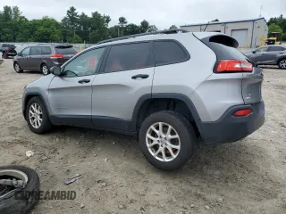 2016 Jeep Cherokee Sport with VIN 1C4PJMAB8GW286111, listed as a Copart auction lot 64189715 with 96,138 mi miles and Salvage title. Bid and sale history available at DreamBid. Image 2.