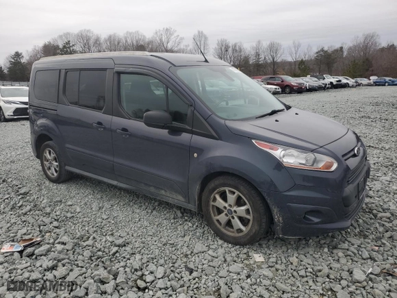 2014 Ford Transit Connect Wagon XLT with VIN NM0GS9F75E1138097, listed as a Copart auction lot 42780985 with 165,432 mi miles and Salvage Title. Bid and sale history available at carsss.com. Image 4.