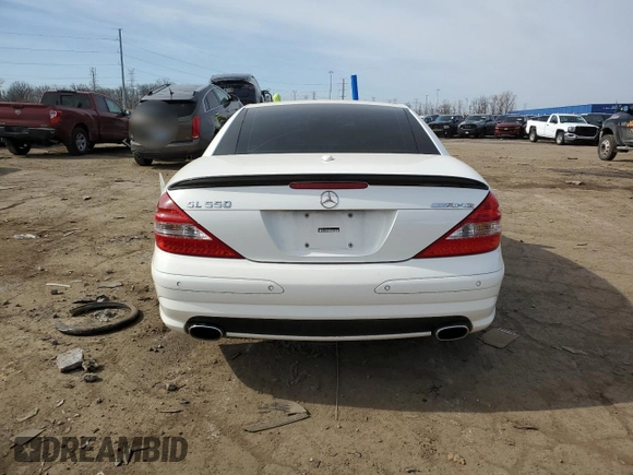 2008 Mercedes-Benz SL 550 z VIN WDBSK71F28F138337, wystawiony jako Copart lot #46896265 z przebiegiem 86 717 mil mil oraz Szkoda całkowita • Salvage title. Historia ofert i sprzedaży dostępna na DreamBid. Obrazek 6.