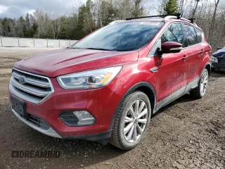 2017 Ford Escape Titanium with VIN 1FMCU9J98HUB68357, listed as a Copart auction lot 53839855 with 252,398 mi miles and Clean Title. Bid and sale history available at carsss.com. Image 1.