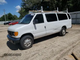 2007 Ford Econoline Passenger XL with VIN 1FBSS31L67DA97497, listed as a Copart auction lot 60838355 with 183,345 mi miles and Salvage title. Bid and sale history available at DreamBid. Image 1.