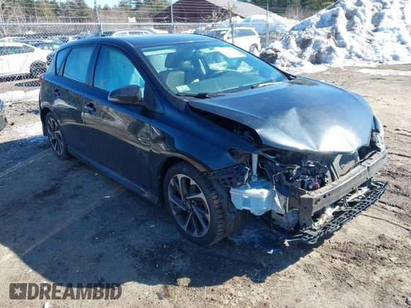2016 Scion iM with VIN JTNKARJE9GJ517723, listed as a IAAI auction lot 41685044 with 109,291 mi miles. Bid and sale history available at carsss.com. Image 1.