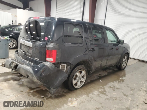 2013 Honda Pilot EX-L with VIN 5FNYF4H77DB061458, listed as a Copart auction lot 52008765 with 106,505 mi miles and Salvage title. Bid and sale history available at DreamBid. Image 3.