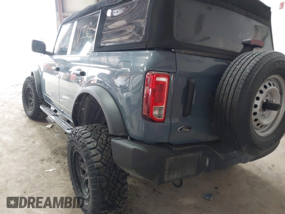 2023 Ford Bronco with VIN 1FMDE5BH2PLB16114, listed as a IAAI auction lot 41392107 with 37,400 mi miles and . Bid and sale history available at DreamBid. Image 3.