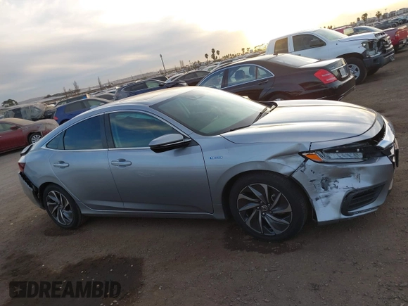 2021 Honda Insight Touring with VIN 19XZE4F99ME009749, listed as a IAAI auction lot 41411868 with 54,808 mi miles and . Bid and sale history available at carsss.com. Image 14.