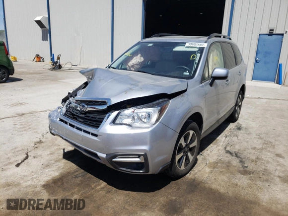 2018 Subaru Forester Premium with VIN JF2SJADC4JH575111, listed as a Copart auction lot 39692882 with 23,443 mi miles and . Bid and sale history available at DreamBid. Image 2.