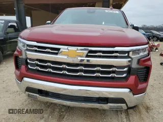 2024 Chevrolet Silverado 1500 LTZ with VIN 1GCUDGED0RZ248641, listed as a Copart auction lot 46076975 with 25,459 mi miles and Salvage Title. Bid and sale history available at DreamBid. Image 5.