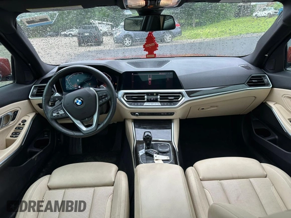 2022 BMW 3 Series 330i with VIN 3MW5R1J04N8C24737, listed as a Copart auction lot 60651665 with 59,638 mi miles and Clean title. Bid and sale history available at DreamBid. Image 9.