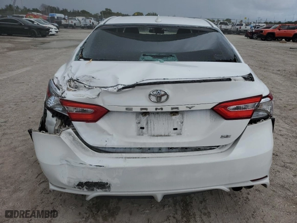 2019 Toyota Camry LE with VIN 4T1B11HK3KU761422, listed as a Copart auction lot 51708685 with 106,497 mi miles and Salvage Title. Bid and sale history available at carsss.com. Image 6.