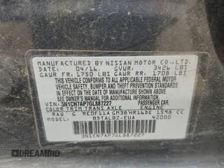2016 Nissan Versa S Plus with VIN 3N1CN7AP7GL887227, listed as a Copart auction lot 53118615 with 113,121 mi miles and Salvage Title. Bid and sale history available at carsss.com. Image 13.
