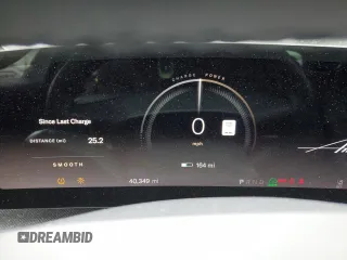 2023 Lucid Air Pure with VIN 50EA1PFA7PA009093, listed as a Copart auction lot 45030945 with 40,349 mi miles and Salvage Title. Bid and sale history available at carsss.com. Image 9.