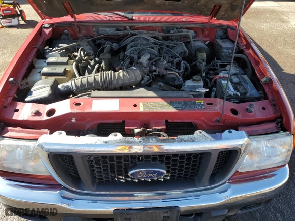 2004 Ford Ranger XL Fleet with VIN 1FTZR45E34PA94395, listed as a Copart auction lot 49488785 with 250,343 mi miles and Salvage Title. Bid and sale history available at carsss.com. Image 11.