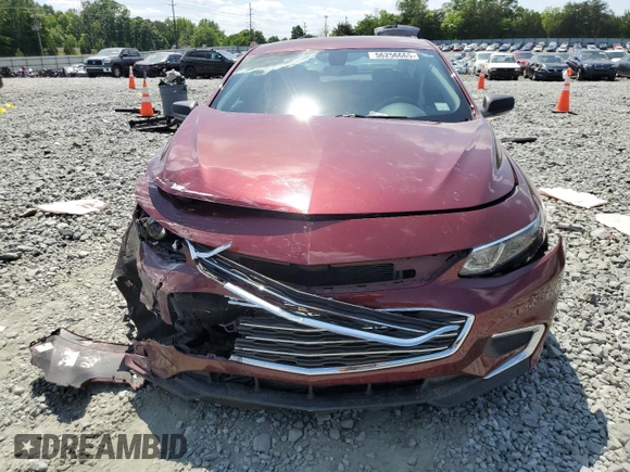 2016 Chevrolet Malibu LS z VIN 1G1ZB5ST8GF294897, wystawiony jako Copart lot #56256665 z przebiegiem Nie podano mil oraz Szkoda całkowita • Salvage title. Historia ofert i sprzedaży dostępna na DreamBid. Obrazek 5.