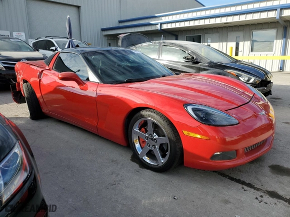 2006 Chevrolet Corvette with VIN 1G1YY26U365127394, listed as a Copart auction lot 43859515 with 134,971 mi miles and Salvage Title. Bid and sale history available at carsss.com. Image 4.