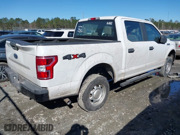 2020 Ford F-150 XL with VIN 1FTEW1E58LFB38174, listed as a IAAI auction lot 41729500 with 98,351 mi miles. Bid and sale history available at carsss.com. Image 4.