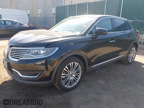 2016 Lincoln MKX Reserve with VIN 2LMTJ8LRXGBL79973, listed as a IAAI auction lot 41772136 with 105,566 mi miles. Bid and sale history available at carsss.com. Image 2.