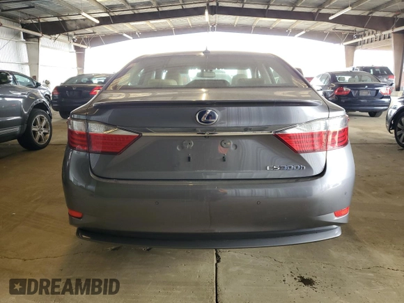 2013 Lexus ES 300h with VIN JTHBW1GG7D2033716, listed as a Copart auction lot 59345095 with 118,394 mi miles and Salvage title. Bid and sale history available at DreamBid. Image 6.