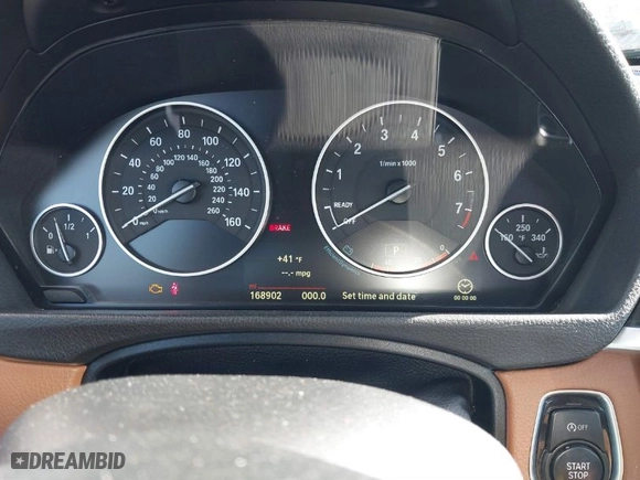 2015 BMW 3 Series Gran Turismo 328i xDrive with VIN WBA3X5C53FD561711, listed as a IAAI auction lot 41523054 with 168,902 mi miles. Bid and sale history available at carsss.com. Image 7.