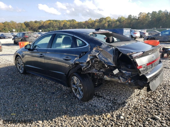 2023 Hyundai Sonata SEL with VIN KMHL14JA4PA289599, listed as a Copart auction lot 79230554 with 19,174 mi miles and Salvage Title. Bid and sale history available at carsss.com. Image 2.