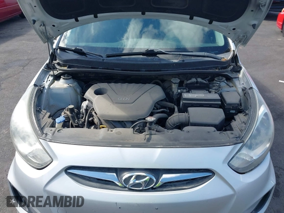 2014 Hyundai Accent GLS with VIN KMHCT4AE9EU688954, listed as a IAAI auction lot 42141664 with 99,041 mi miles. Bid and sale history available at carsss.com. Image 10.