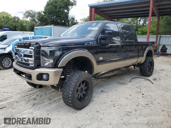 2014 Ford F-250 XL with VIN 1FT7W2BT7EEA08526, listed as a Copart auction lot 60975115 with 172,455 mi miles and Salvage title. Bid and sale history available at DreamBid. Image 1.