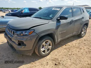 2023 Jeep Compass Sport with VIN 3C4NJDAN5PT529493, listed as a Copart auction lot 58099375 with Not provided miles and Salvage title. Bid and sale history available at DreamBid. Image 1.