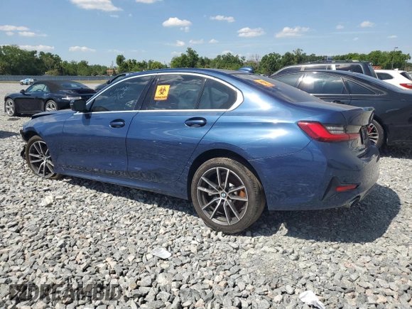 2021 BMW 3 Series 330i with VIN 3MW5R1J06M8B56990, listed as a Copart auction lot 50952045 with 0 mi miles and Clean Title. Bid and sale history available at carsss.com. Image 2.