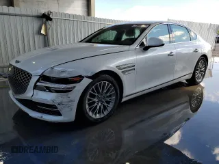 2024 Genesis G80 2.5T z VIN KMTGB4SC3RU237743, wystawiony jako Copart lot #44111555 z przebiegiem 15 170 mil mil oraz Nie do naprawy. Historia ofert i sprzedaży dostępna na DreamBid. Obrazek 1.