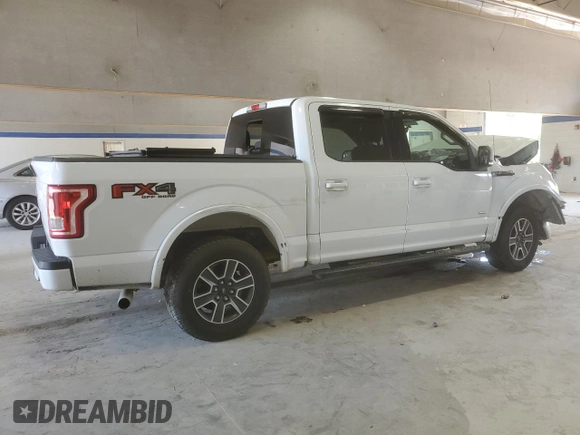 2016 Ford F-150 XLT with VIN 1FTEW1EG7GFD11982, listed as a Copart auction lot 62224995 with 136,187 mi miles and Salvage title. Bid and sale history available at DreamBid. Image 3.