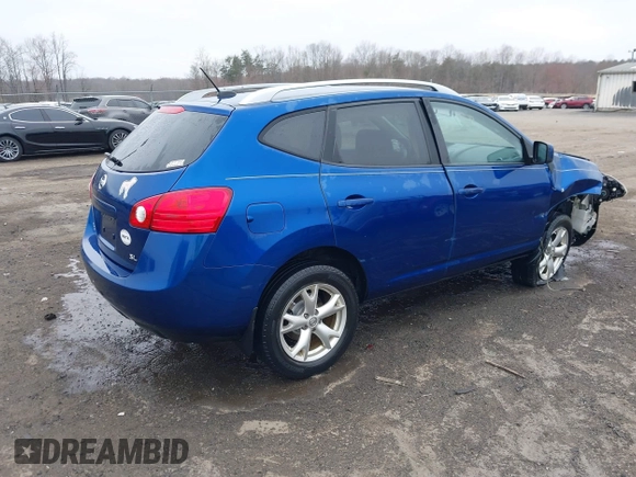 2009 Nissan Rogue SL with VIN JN8AS58T09W056867, listed as a IAAI auction lot 41808155 with 232,172 mi miles and . Bid and sale history available at DreamBid. Image 4.