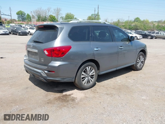 2018 Nissan Pathfinder SL with VIN 5N1DR2MM6JC631170, listed as a IAAI auction lot 42117981 with 84,149 mi miles and . Bid and sale history available at DreamBid. Image 4.