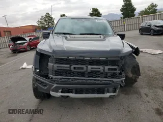 2021 Ford F-150 Raptor with VIN 1FTFW1RG3MFC62242, listed as a Copart auction lot 69325264 with 33,497 mi miles and Salvage Title. Bid and sale history available at carsss.com. Image 5.