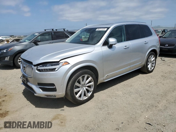 2016 Volvo XC90 T6 Inscription z VIN YV4A22PL4G1034535, wystawiony jako Copart lot #56227225 z przebiegiem 91 877 mil mil oraz Szkoda całkowita • Salvage title. Historia ofert i sprzedaży dostępna na DreamBid. Obrazek 1.