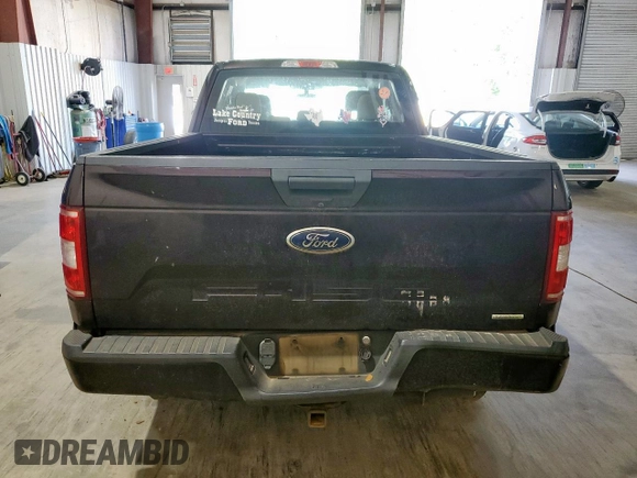 2019 Ford F-150 XL with VIN 1FTEX1CPXKKC48022, listed as a Copart auction lot 58789615 with 155,568 mi miles and Salvage title. Bid and sale history available at DreamBid. Image 6.