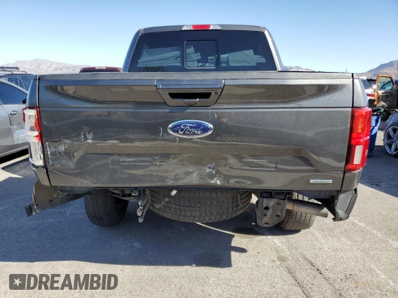 2019 Ford F-150 XL with VIN 1FTEW1E4XKKD45646, listed as a Copart auction lot 57878695 with 122,243 mi miles and Salvage title. Bid and sale history available at DreamBid. Image 6.