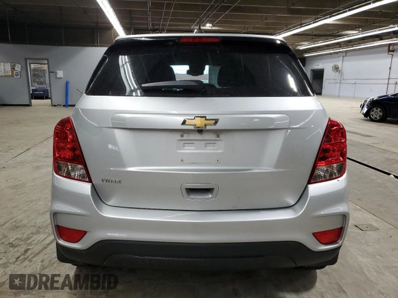 2020 Chevrolet Trax LS with VIN KL7CJKSB7LB327991, listed as a Copart auction lot 49324845 with 54,011 mi miles and Salvage Title. Bid and sale history available at DreamBid. Image 6.