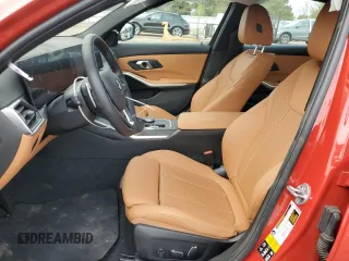 2024 BMW 3 Series 330i xDrive with VIN 3MW89FF09R8E04692, listed as a Copart auction lot 54345295 with 20,920 mi miles and Salvage title. Bid and sale history available at DreamBid. Image 7.
