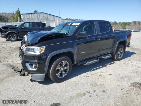 2016 Chevrolet Colorado 2WD Z71 with VIN 1GCGSDE34G1111870, listed as a Copart auction lot 45766915 with 0 mi miles and Salvage Title. Bid and sale history available at carsss.com. Image 1.