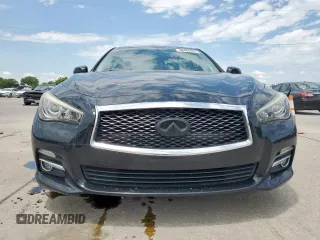 2016 Infiniti Q50 Premium with VIN JN1EV7AP1GM304441, listed as a Copart auction lot 58444905 with 98,371 mi miles and Salvage title. Bid and sale history available at DreamBid. Image 5.