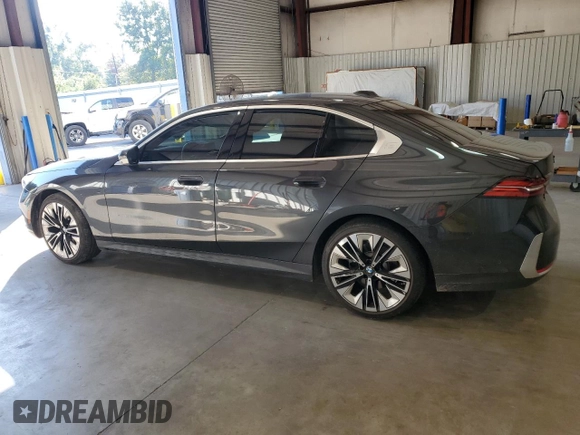 2024 BMW 5 Series 530i with VIN WBA43FJ00RCR87900, listed as a Copart auction lot 74471474 with 2,422 mi miles and Salvage Title. Bid and sale history available at carsss.com. Image 2.